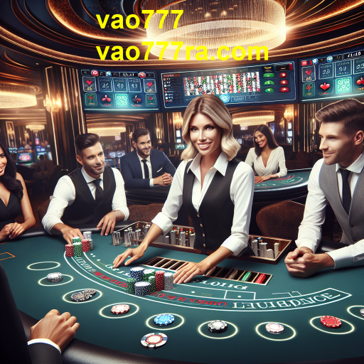 Experiência Imersiva no Cassino Ao Vivo do Vao777